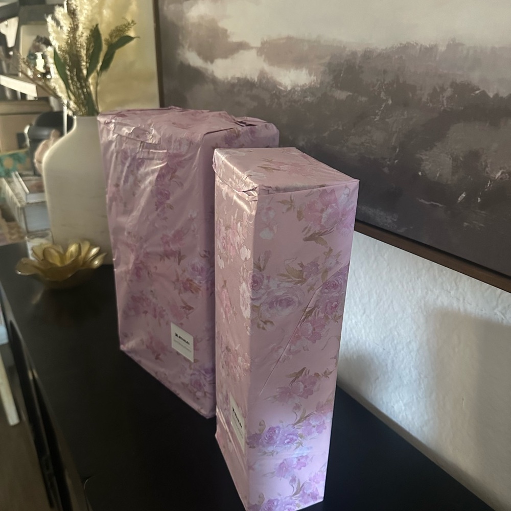 Stanely Loveshack Fancy Purple Floral Happy Thoughts Tumbler 40 oz Bottle Set - Picture 8 of 11